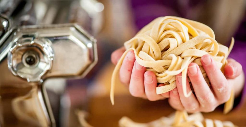 homemade tagleatelle
