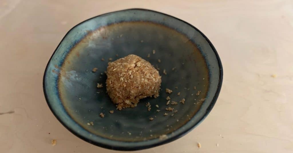 Ball of scarpinocc filling.